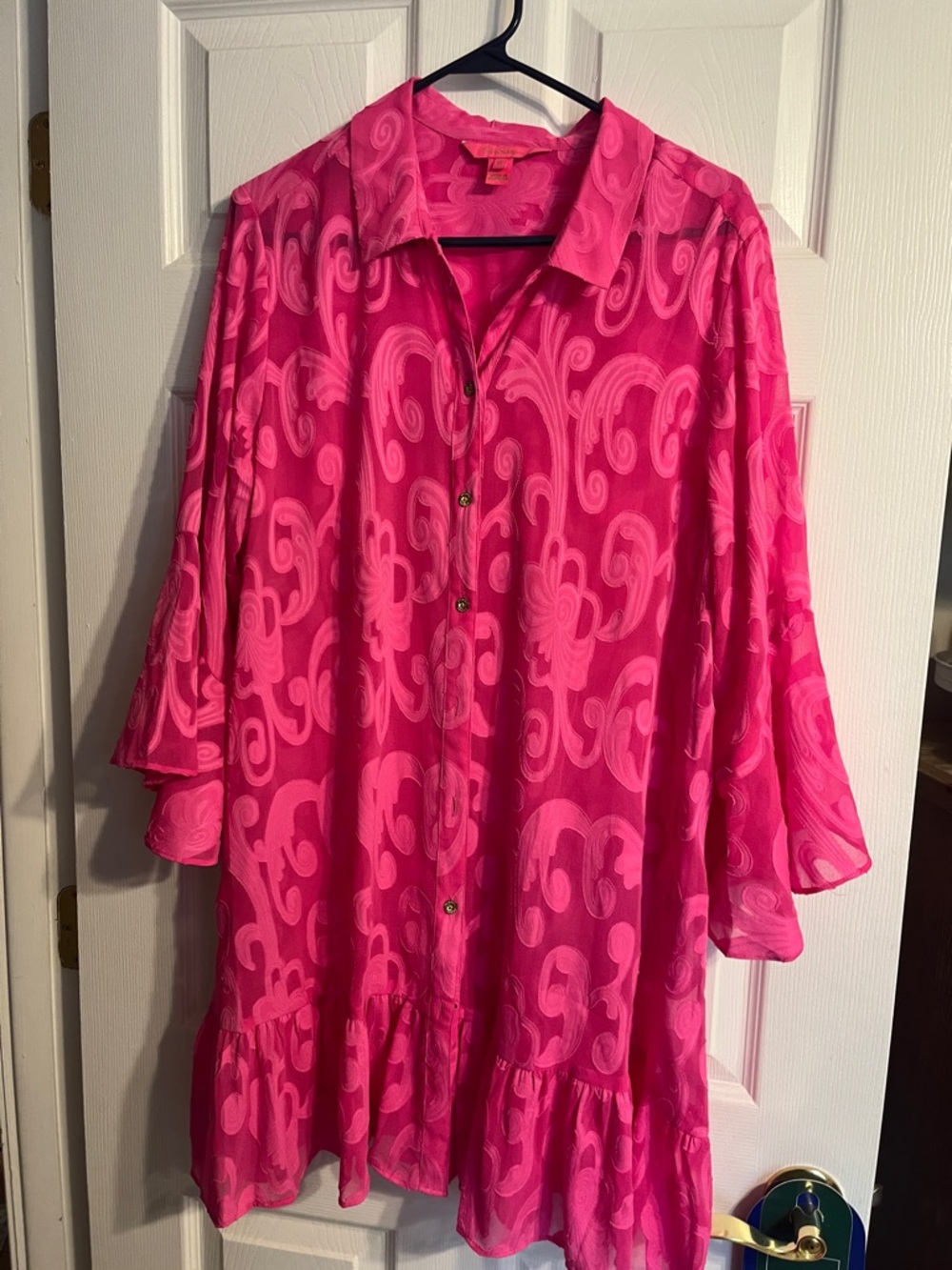 Lilly Pulitzer Hot Pink Beach Coverup